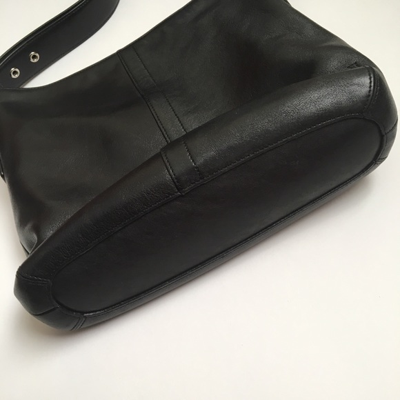 Vintage Coach 9326 Black Leather Handbag - Picture 2 of 5